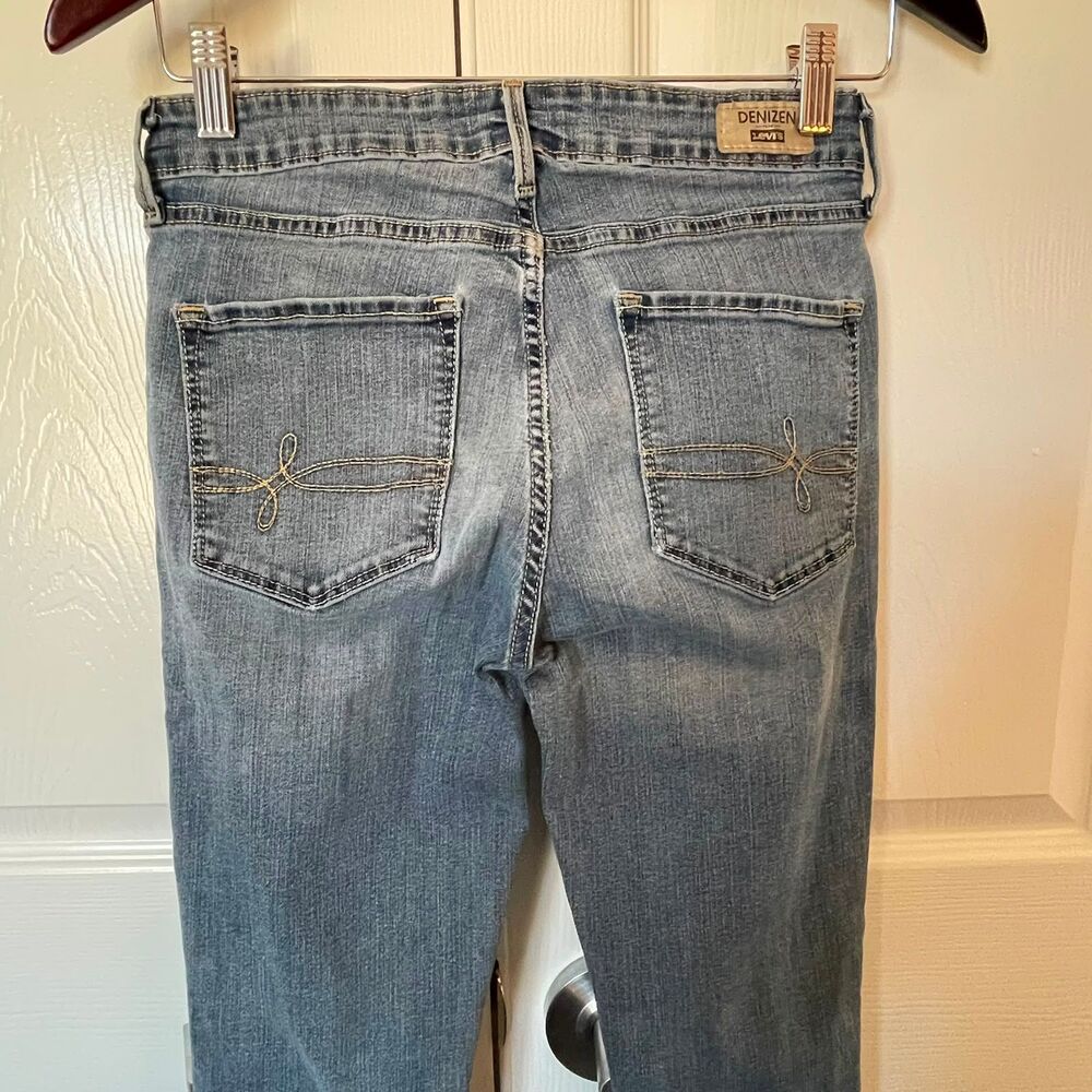 Denizen Levi's Womens Modern Skinny Jeans Size 4, W27, L32 Gray Medium Denim - Picture 6 of 14